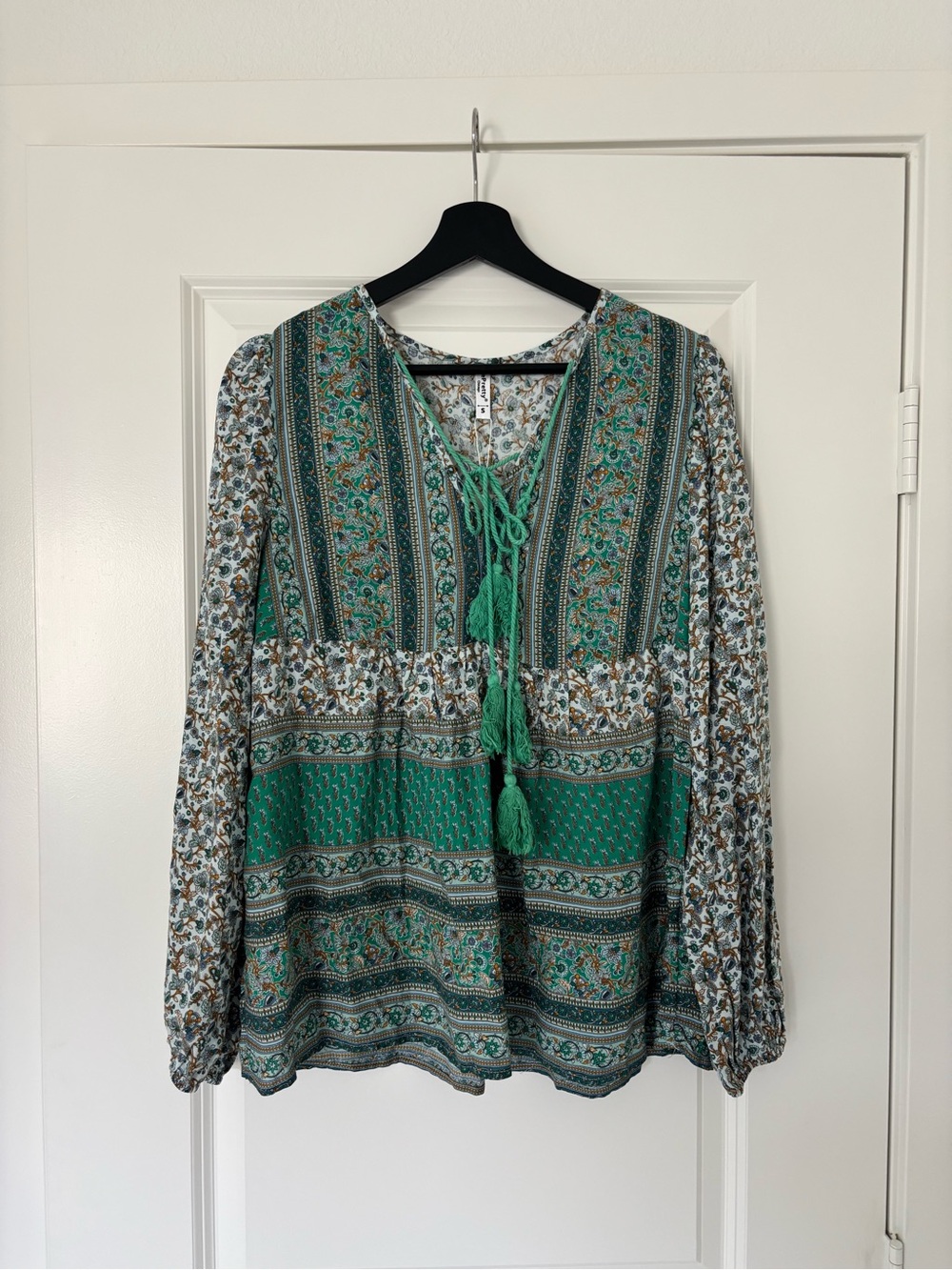 ePretty Green Boho Top NWT